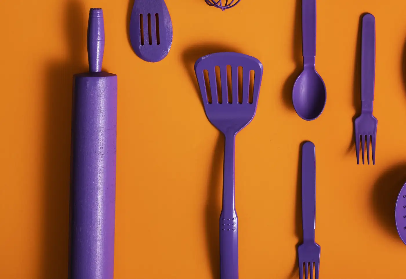 Top View Assortment Supplies One Color